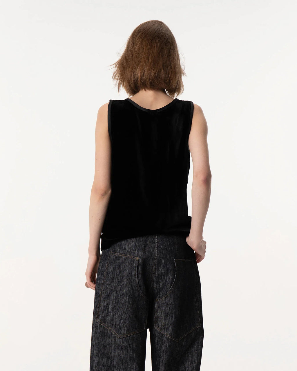 Yves Saint Laurent Velvet Top 1980s